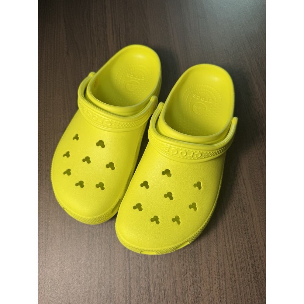 Crocs Disney Parks Exclusive Mickey‎ Mouse Neon Women's Size 9 men, women 11